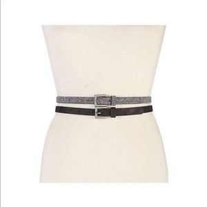 Style & Co. Herringbone 2 for 1 SKINNY Belts